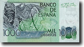 1000 peseta-biljet